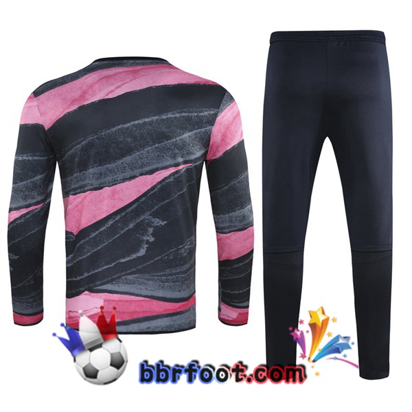 Survetement Foot Juventus Rose Noir 20/21