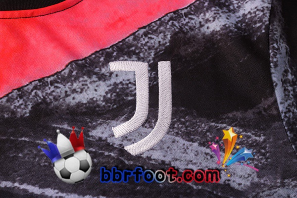 Survetement Foot Juventus Rose Noir 20/21