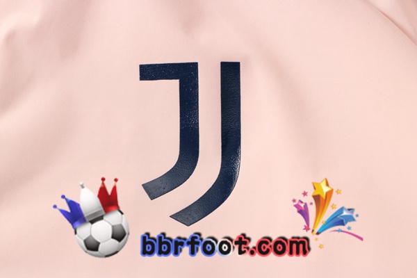 Coupe Vent Survetement Foot Juventus Rose 20/21