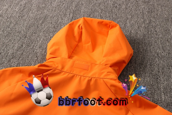 Coupe Vent Survetement Foot Manchester United Orange 20/21