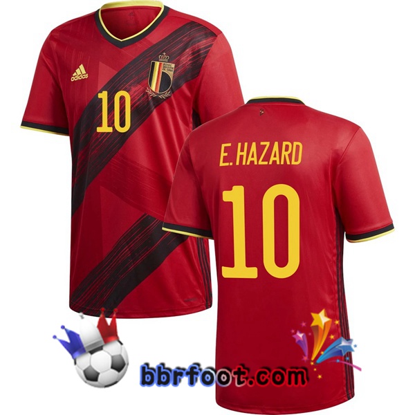 Maillot Equipe de Belgique (E.HAZARD 10) Domicile 20/21