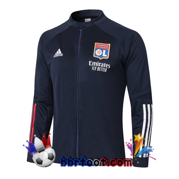 Veste Foot Lyon OL Bleu Royal 20/21