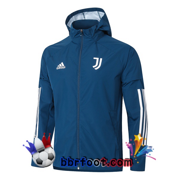 Coupe Vent Juventus Bleu Royal 20/21