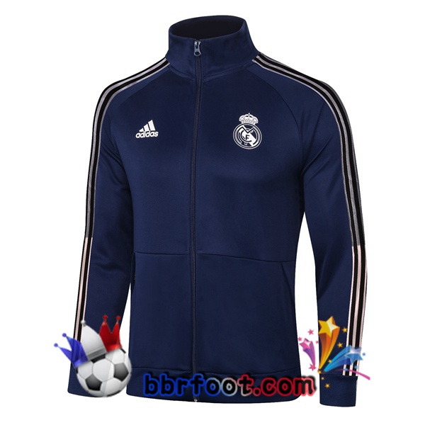 Veste Foot Real Madrid Bleu Royal 20/21