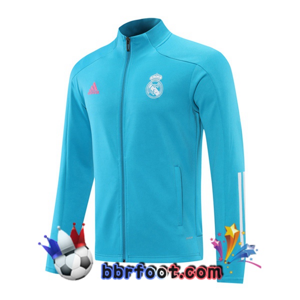 Veste Foot Real Madrid Bleu 20/21