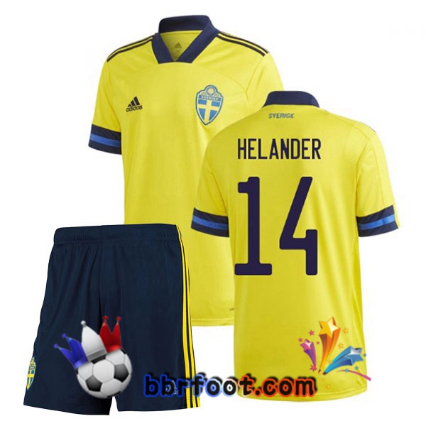 Maillot Equipe de Suede (HELANDER 14) Enfant Domicile 20/21