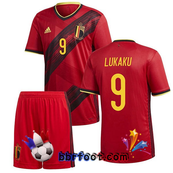 Maillot Equipe de Belgique (LUKAKU 9) Enfant Domicile 20/21