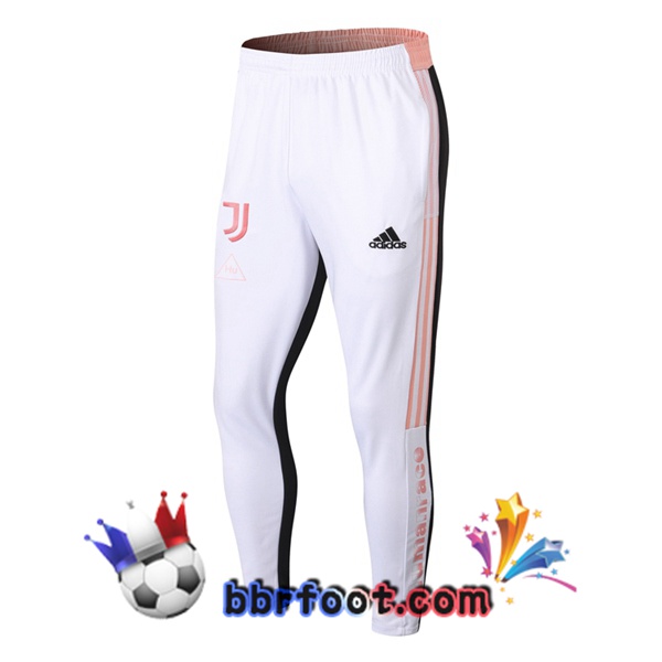 Pantalon Foot Juventus Adidas X Human Race Blanc 20/21