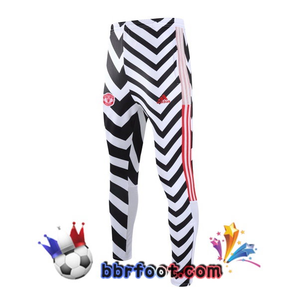 Pantalon Foot Manchester United Noir Blanc 20/21