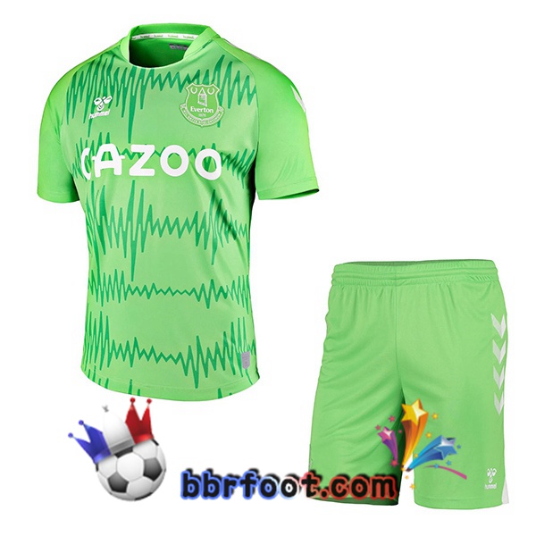 Maillot Foot Everton Enfant Gardien de but Vert 20/21