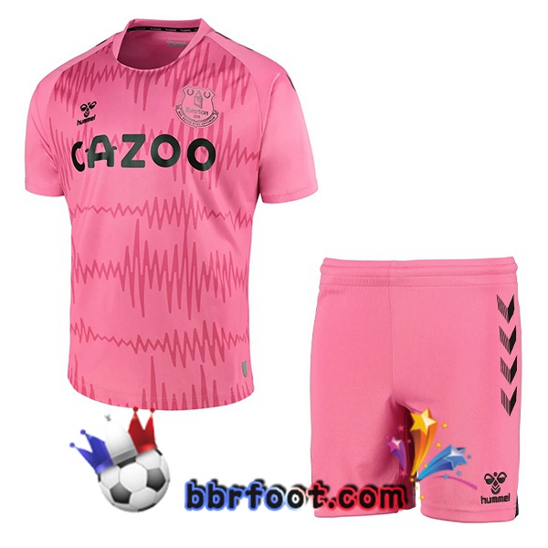 Maillot Foot Everton Enfant Gardien de but Rose 20/21