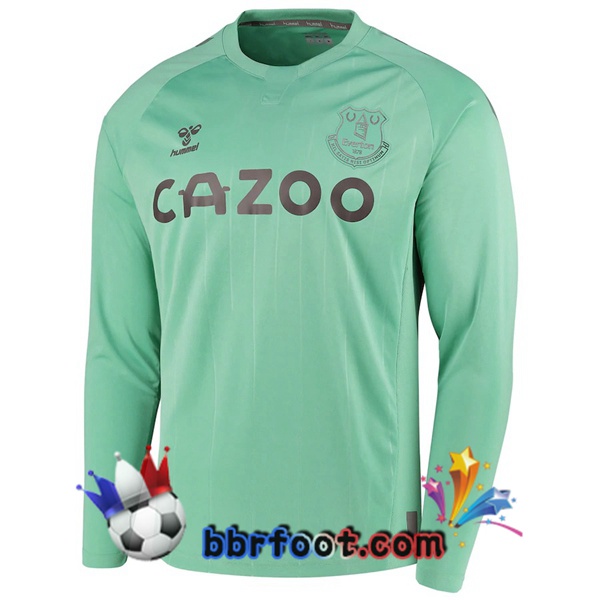 Maillot Foot Everton Third Manche Longue Vert 20/21