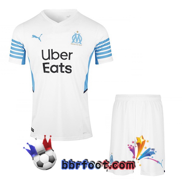 Maillot Foot Marseille OM Enfant Domicile 21/22
