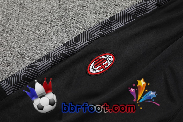 Polo Foot AC Milan + Pantalon Noir 21/22