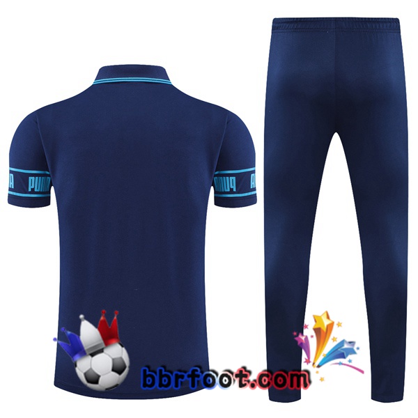 Polo Foot Marseille OM + Pantalon Bleu Royal 21/22