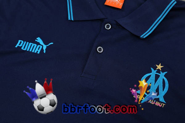 Polo Foot Marseille OM + Pantalon Bleu Royal 21/22