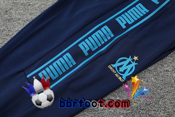 Polo Foot Marseille OM + Pantalon Bleu Royal 21/22