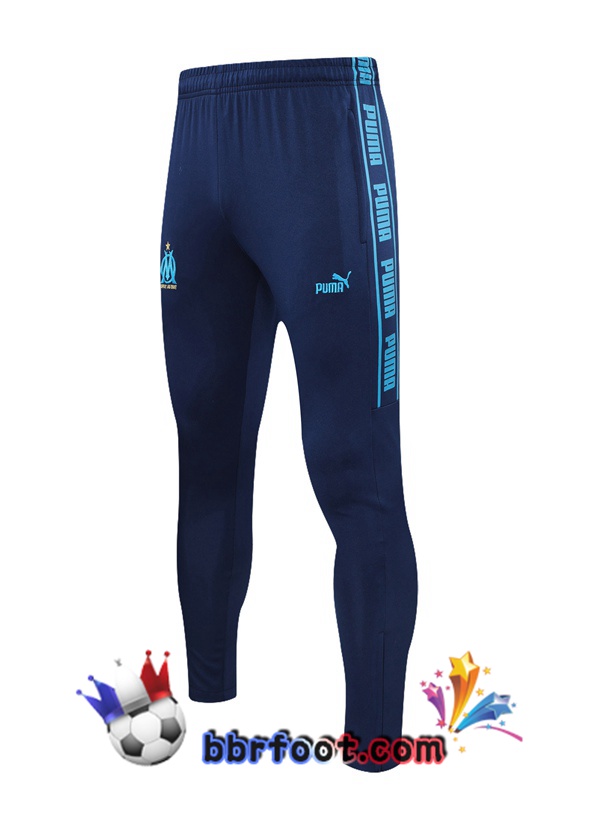 Polo Foot Marseille OM + Pantalon Bleu Royal 21/22
