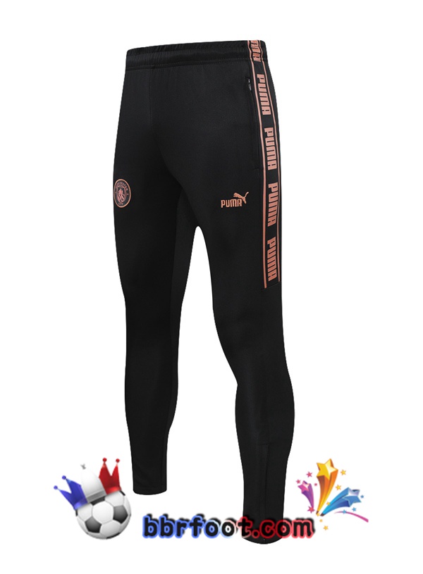 Polo Foot Manchester City + Pantalon Noir 21/22
