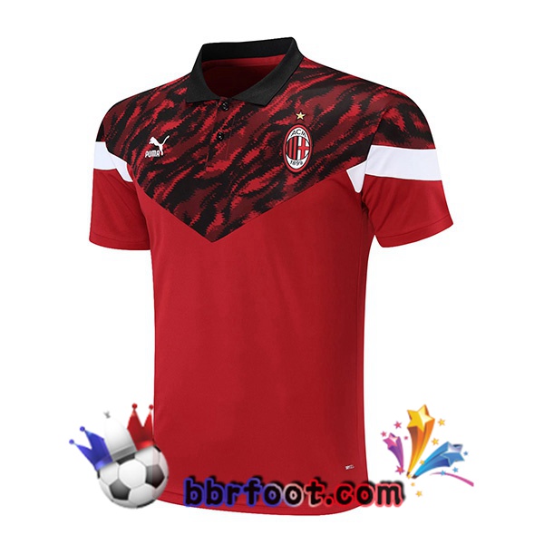 Polo Foot AC Milan Rouge 21/22