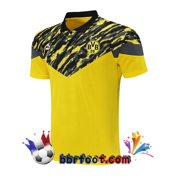Polo Foot Dortmund BVB Jaune 21/22