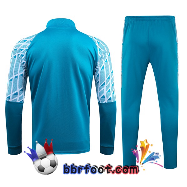 Veste Survetement Foot Marseille OM Bleu 21/22