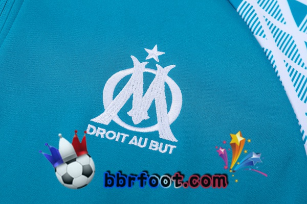 Veste Survetement Foot Marseille OM Bleu 21/22