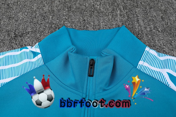 Veste Survetement Foot Marseille OM Bleu 21/22