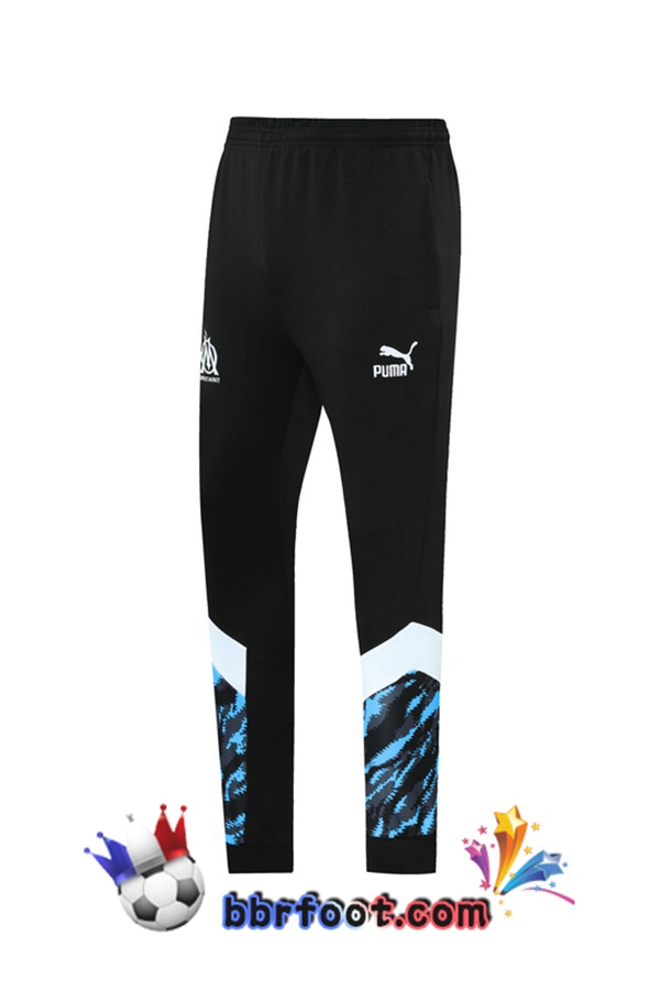 Veste Survetement Foot Marseille OM Noir Bleu 21/22