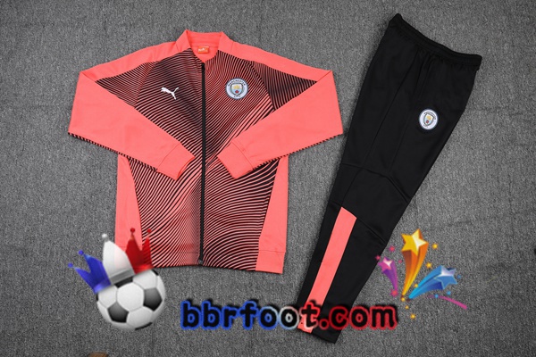 Veste Survetement Foot Manchester City Rose 21/22