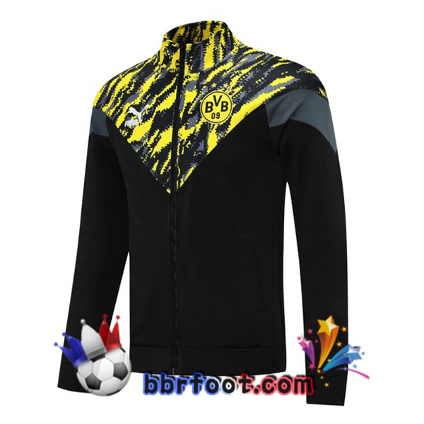 Veste Foot Dortmund BVB Jaune Noir 21/22