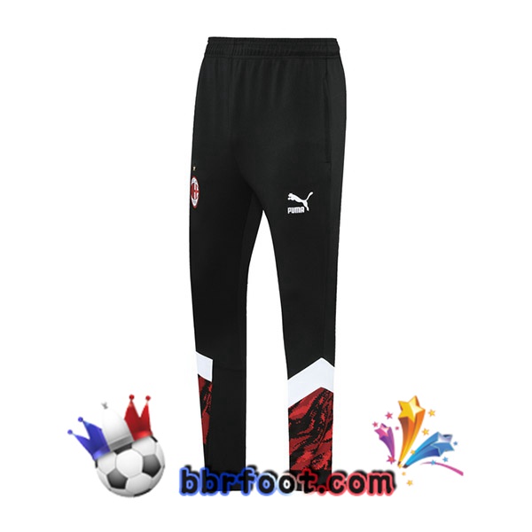 Pantalon Foot AC Milan Noir Rouge 21/22