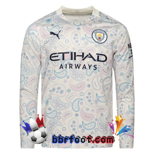 Maillot Foot Manchester City Third Manche Longue 20/21