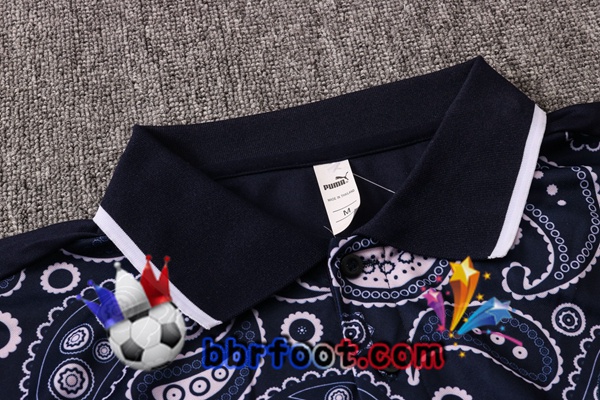 Polo Foot Manchester City + Pantalon Bleu Royal 20/21