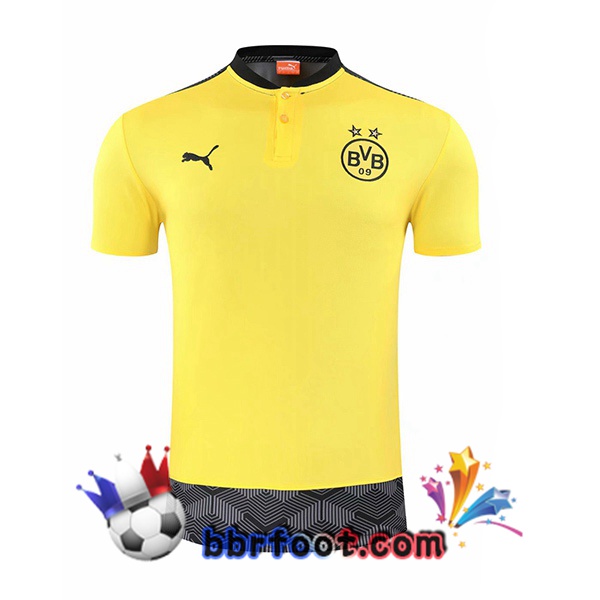 Polo Foot Dortmund BVB Jaune 20/21