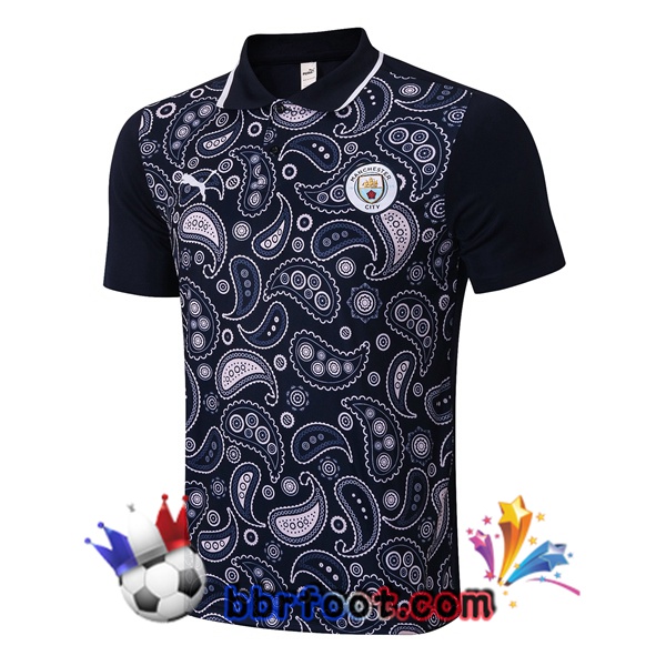 Polo Foot Manchester City Bleu Royal 20/21