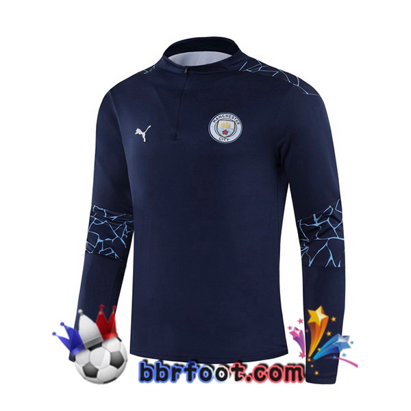 Sweatshirts Homme Manchester City Bleu Royal 20/21
