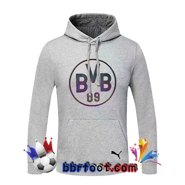 Sweatshirt à Capuche Dortmund BVB Gris 20/21