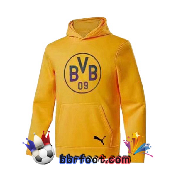 Sweatshirt à Capuche Dortmund BVB Jaune 20/21