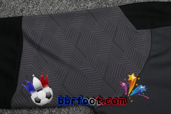 Survetement Foot Manchester City Gris Noir 20/21