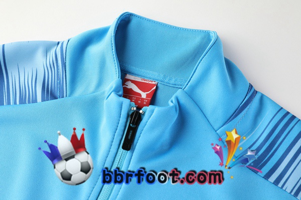 Veste Survetement Foot Marseille OM Bleu 20/21