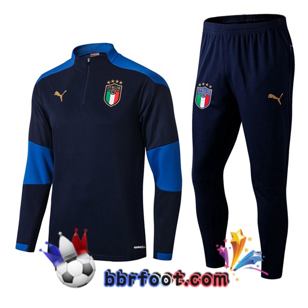 Survetement Foot Italie Bleu 20/21 Survetement Foot Italie Bleu 20/21