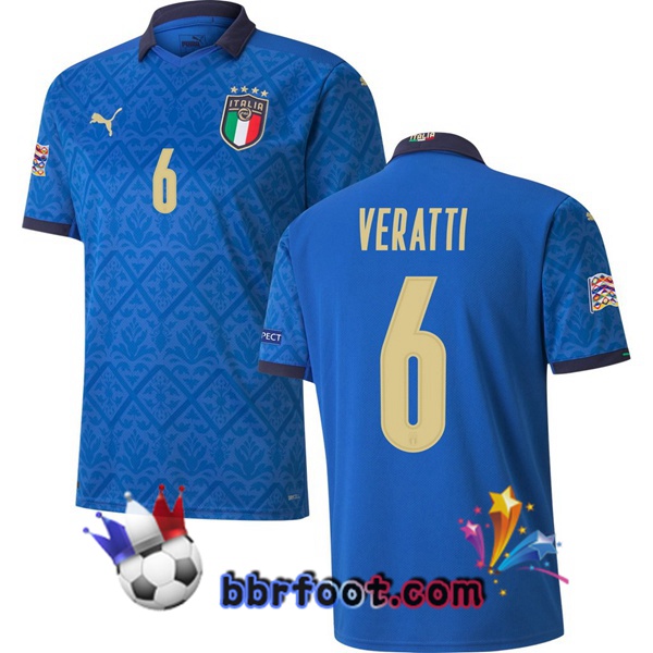 Maillot Equipe de Italie (VERATTI 6) Domicile 20/21