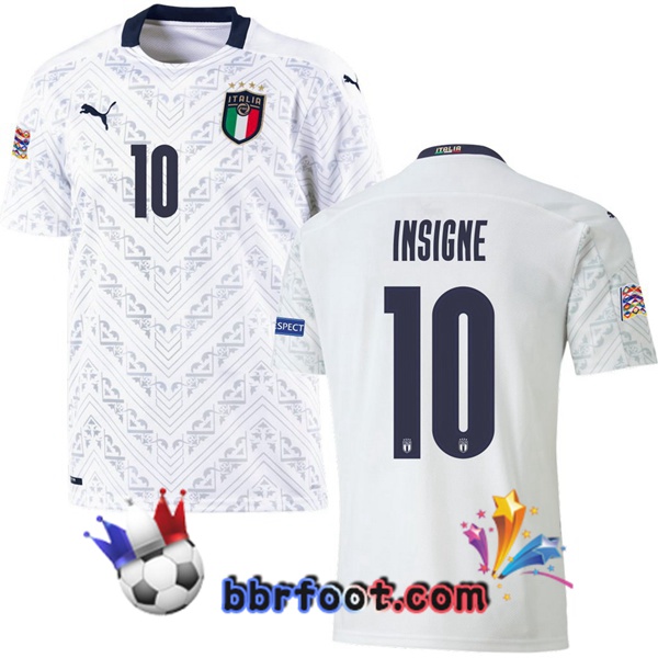 Maillot Equipe de Italie (INSIGNE 10) Exterieur 20/21