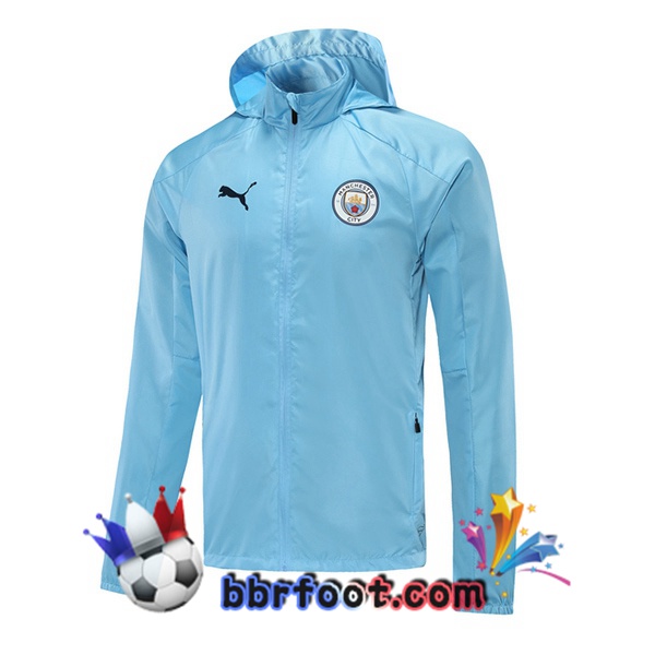 Coupe Vent Manchester City Bleu 20/21