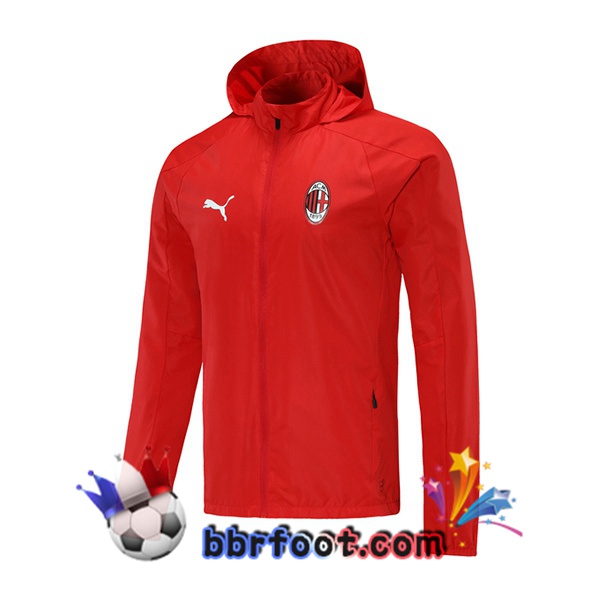 Coupe Vent AC Milan Rouge 20/21