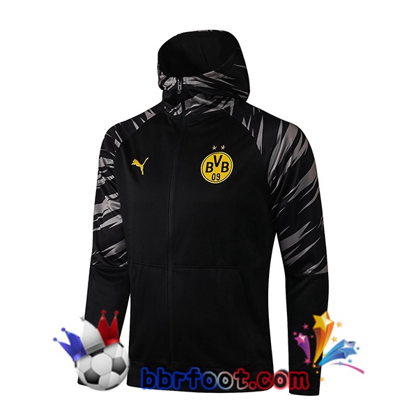 Coupe Vent Dortmund BVB Noir 20/21