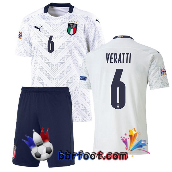 Maillot Equipe de Italie (VERATTI 6) Enfant Exterieur 20/21