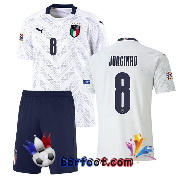 Maillot Equipe de Italie (JORGINHO 8) Enfant Exterieur 20/21