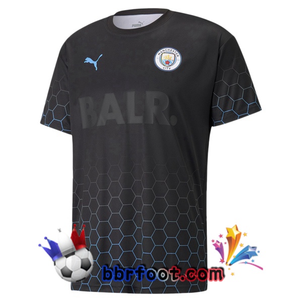 Maillot Foot Manchester City PUMA × BALR Noir 20/21